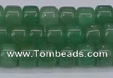 CRB2503 15.5 inches 6*8mm rondelle green aventurine beads