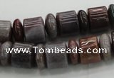 CRB251 15.5 inches 5*12mm - 10*12mm rondelle Indian agate beads