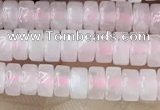 CRB2550 15.5 inches 2*4mm heishi rose quartz beads wholesale