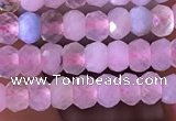 CRB2605 15.5 inches 2*3mm faceted rondelle morganite beads