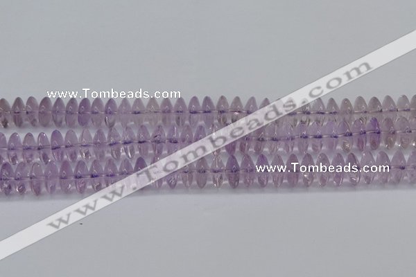 CRB262 15.5 inches 5*12mm rondelle amethyst gemstone beads