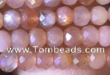 CRB2625 15.5 inches 2*3mm faceted rondelle moonstone beads