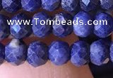 CRB2643 15.5 inches 3*4mm faceted rondelle sapphire beads wholesale