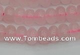 CRB2801 15.5 inches 5*8mm rondelle rose quartz beads wholesale