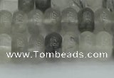 CRB2806 15.5 inches 5*8mm rondelle cloudy quartz beads wholesale