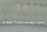 CRB2811 15.5 inches 5*8mm rondelle white jade beads wholesale