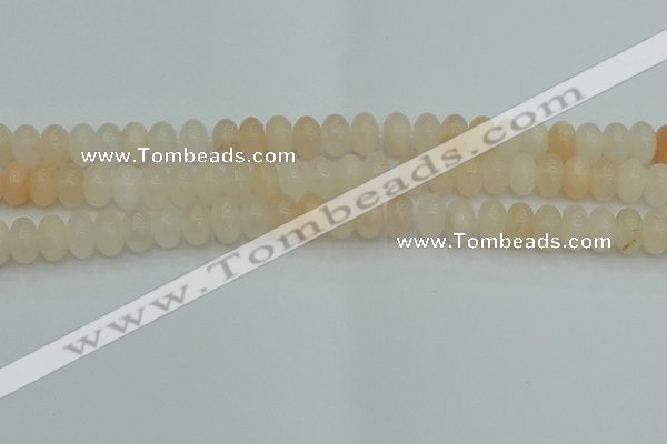 CRB2817 15.5 inches 6*10mm rondelle pink aventurine beads