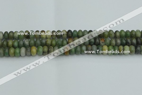 CRB2832 15.5 inches 6*10mm rondelle jade gemstone beads