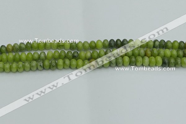 CRB2836 15.5 inches 5*8mm rondelle Chinese chrysoprase beads