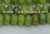 CRB2837 15.5 inches 6*10mm rondelle Chinese chrysoprase beads