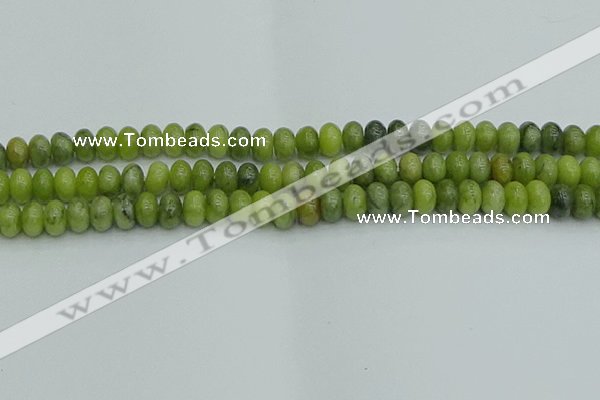 CRB2837 15.5 inches 6*10mm rondelle Chinese chrysoprase beads