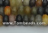 CRB2846 15.5 inches 5*8mm rondelle fancy jasper beads wholesale