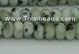 CRB2850 15.5 inches 4*6mm rondelle sesame jasper beads