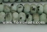 CRB2851 15.5 inches 5*8mm rondelle sesame jasper beads