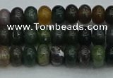 CRB2865 15.5 inches 4*6mm rondelle Indian agate beads