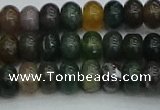 CRB2866 15.5 inches 5*8mm rondelle Indian agate beads