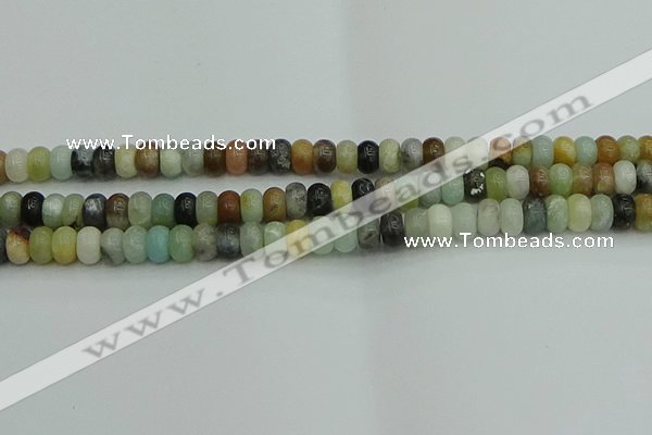 CRB2876 15.5 inches 5*8mm rondelle amazonite beads wholesale