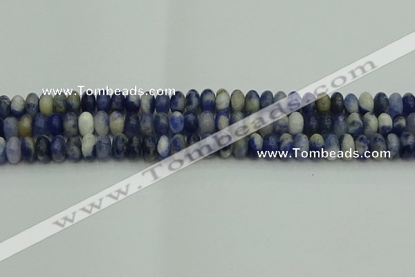 CRB2881 15.5 inches 5*8mm rondelle sodalite beads wholesale