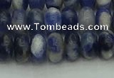 CRB2882 15.5 inches 6*10mm rondelle sodalite beads wholesale