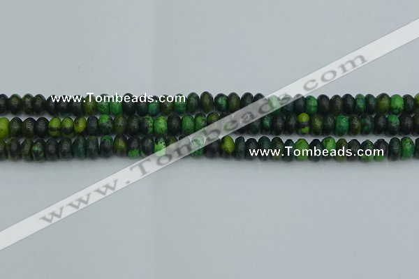 CRB2895 15.5 inches 4*6mm rondelle chrysocolla beads wholesale