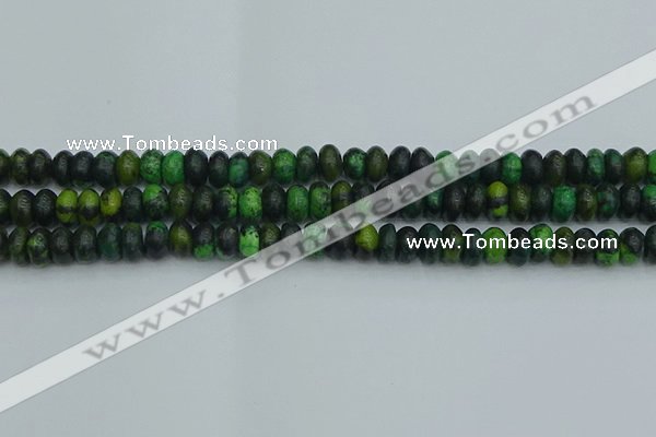 CRB2896 15.5 inches 5*8mm rondelle chrysocolla beads wholesale