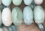 CRB3064 15.5 inches 8*14mm rondelle morganite gemstone beads