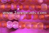 CRB3126 15.5 inches 2*3mm faceted rondelle tiny red agate beads