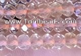 CRB3147 15.5 inches 2.5*4mm faceted rondelle tiny citrine beads