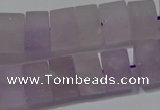 CRB315 15.5 inches 8*12mm tyre matte amethyst gemstone beads