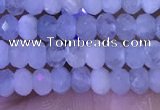 CRB3154 15.5 inches 2.5*4mm faceted rondelle tiny aquamarine beads