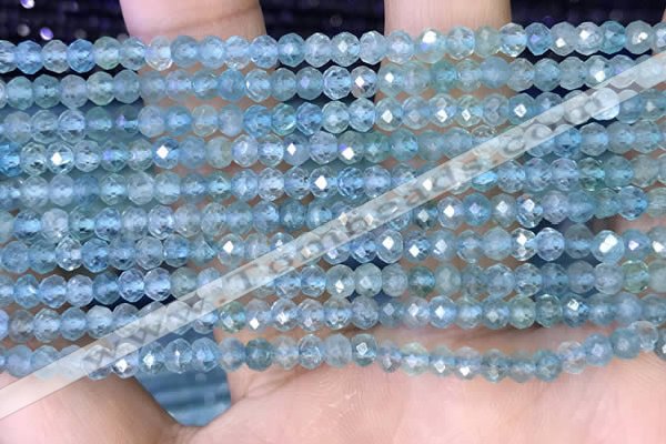 CRB3173 15.5 inches 2.5*4mm faceted rondelle tiny apatite beads