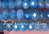 CRB3174 15.5 inches 2.5*4mm faceted rondelle tiny apatite beads