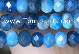 CRB3175 15.5 inches 2.5*4mm faceted rondelle tiny apatite beads