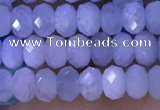 CRB3185 15.5 inches 3*5mm faceted rondelle tiny aquamarine beads