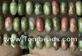 CRB4007 15.5 inches 2.5*4.5mm rondelle unakite beads wholesale