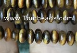 CRB4008 15.5 inches 2.5*4.5mm rondelle yellow tiger eye beads wholesale