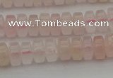 CRB401 15.5 inches 5*8mm rondelle rose quartz beads wholesale