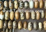 CRB4011 15.5 inches 2.5*4.5mm rondelle picture jasper beads wholesale