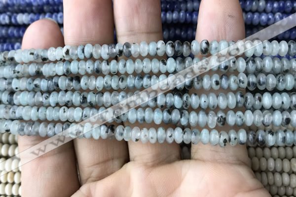 CRB4012 15.5 inches 2.5*4.5mm rondelle sesame jasper beads wholesale