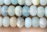 CRB4036 15.5 inches 4*6mm rondelle amazonite beads wholesale