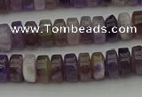 CRB404 15.5 inches 5*8mm rondelle amethyst gemstone beads