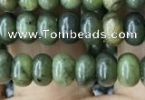 CRB4041 15.5 inches 4*6mm rondelle Canadian jade beads wholesale