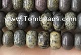 CRB4054 15.5 inches 4*6mm rondelle artistic jasper beads wholesale