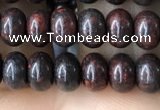 CRB4057 15.5 inches 4*6mm rondelle brecciated jasper beads wholesale