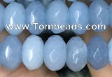 CRB4114 15.5 inches 5*8mm faceted rondelle candy jade beads