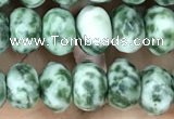 CRB4116 15.5 inches 5*8mm faceted rondelle Qinghai jade beads