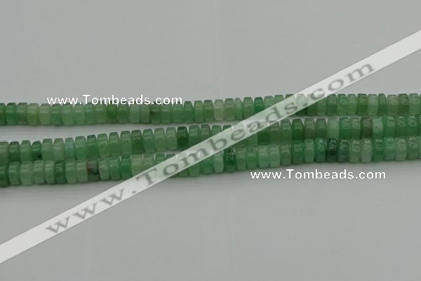 CRB426 15.5 inches 5*8mm rondelle green aventurine beads