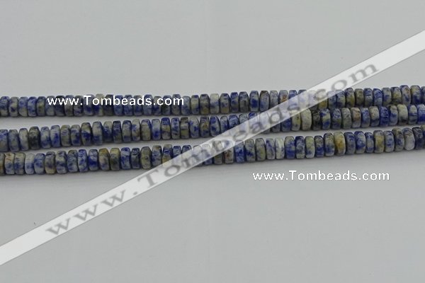 CRB428 15.5 inches 5*8mm rondelle African sodalite beads wholesale