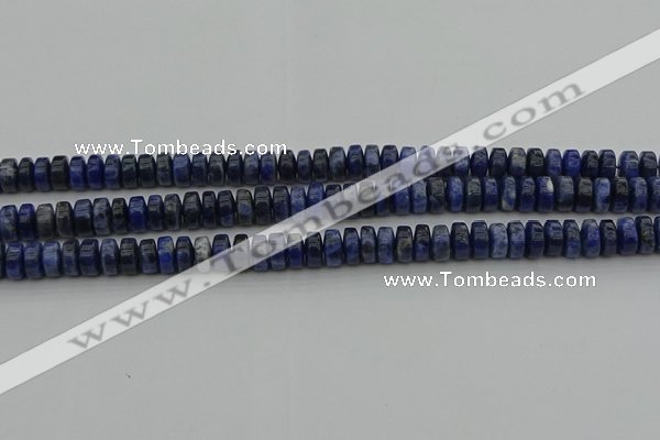 CRB429 15.5 inches 5*8mm rondelle sodalite gemstone beads