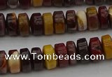 CRB433 15.5 inches 5*8mm rondelle mookaite gemstone beads